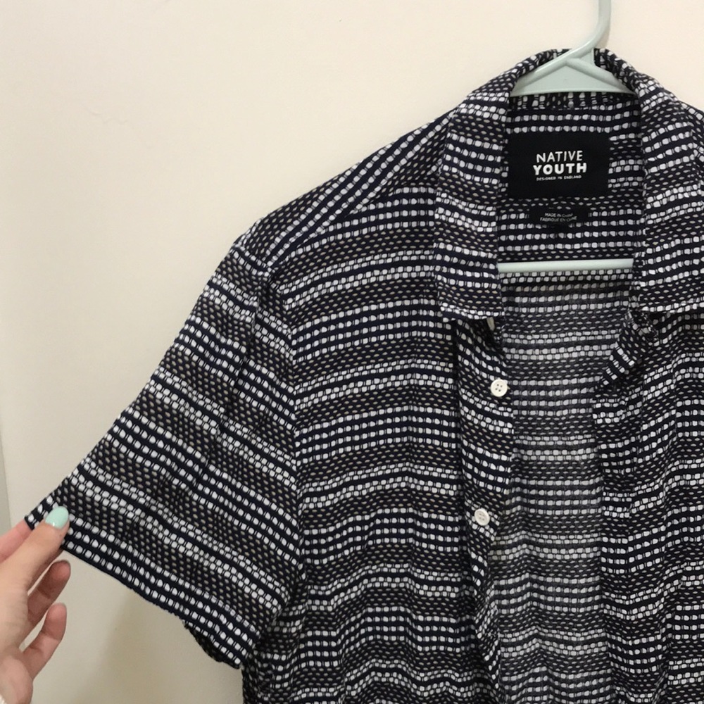 Men’s “Native Youth” Button Down Shirt🌾